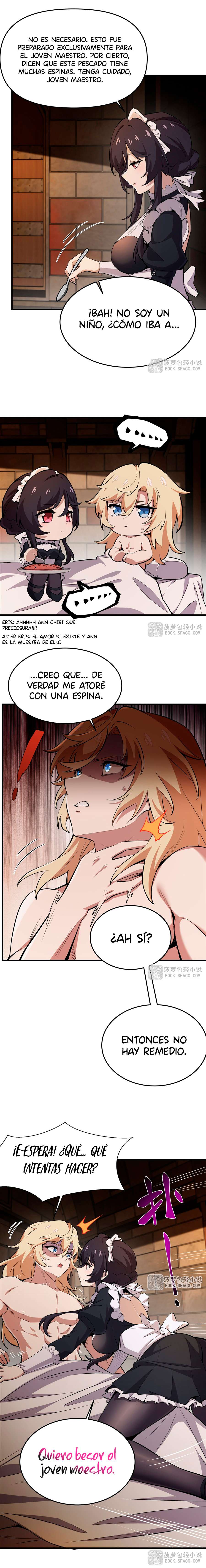 El villano rubio de la novela de la protagonista femenina quiere ser feliz capítulo 22 página 11