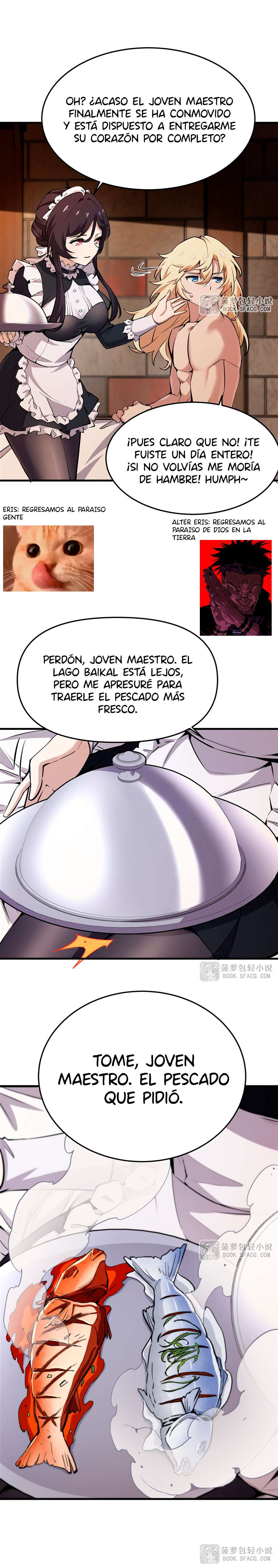 El villano rubio de la novela de la protagonista femenina quiere ser feliz capítulo 22 página 9
