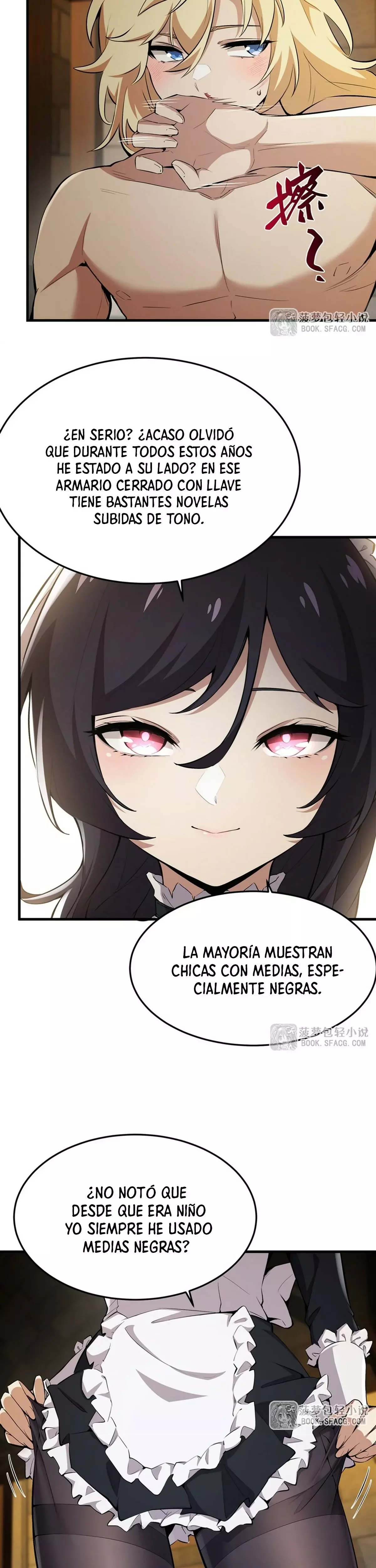El villano rubio de la novela de la protagonista femenina quiere ser feliz capítulo 23 página 12