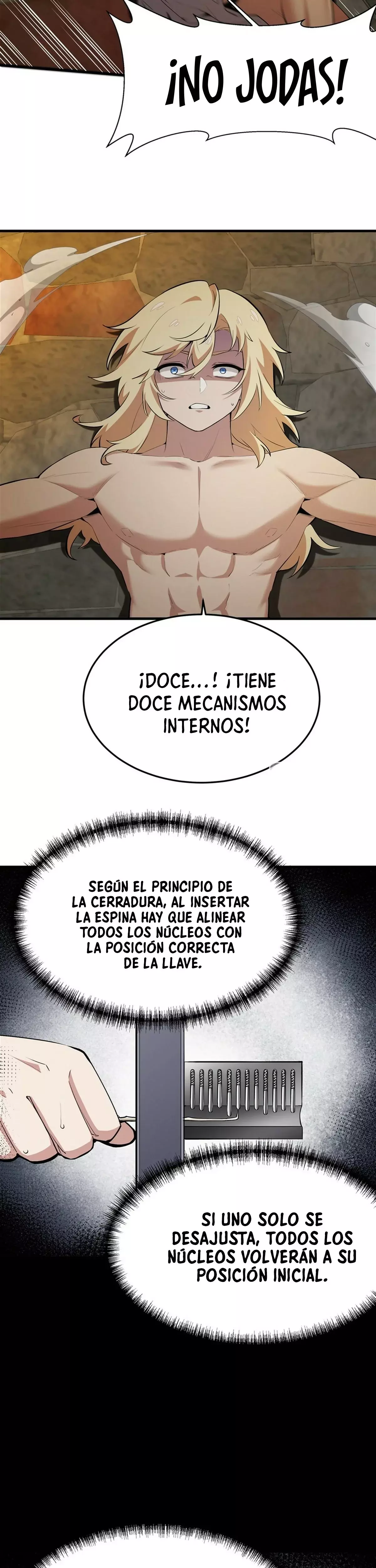 El villano rubio de la novela de la protagonista femenina quiere ser feliz capítulo 23 página 19