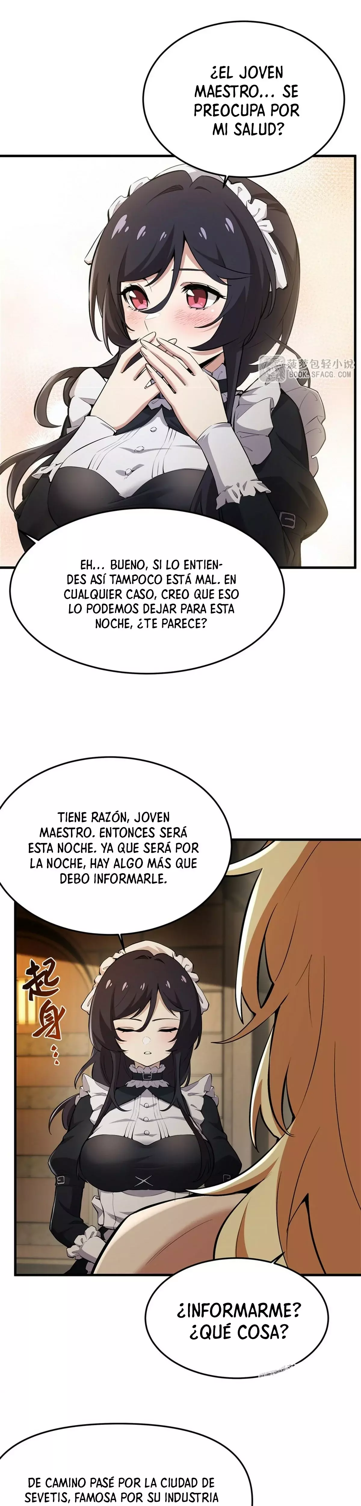 El villano rubio de la novela de la protagonista femenina quiere ser feliz capítulo 23 página 9