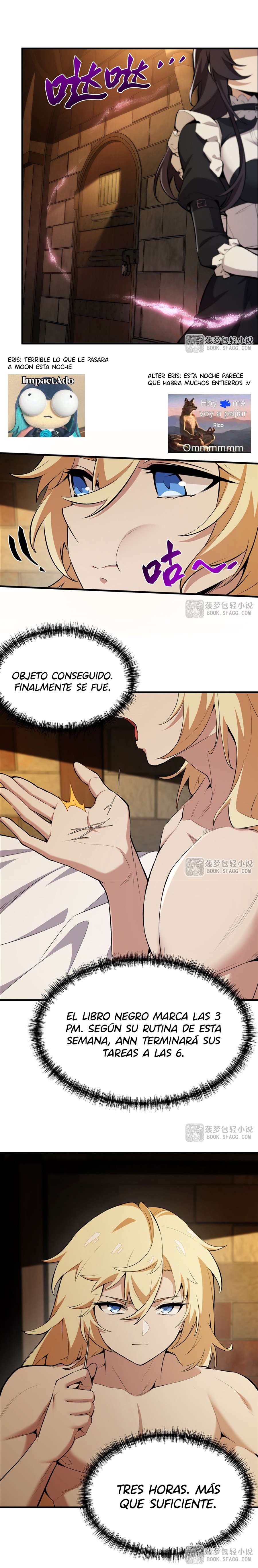El villano rubio de la novela de la protagonista femenina quiere ser feliz capítulo 23 página 8