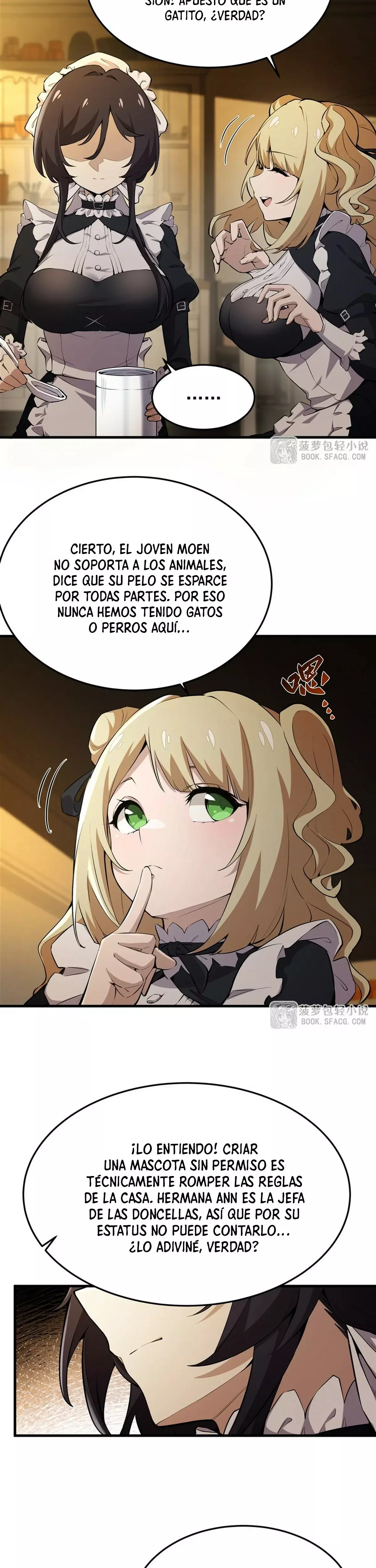 El villano rubio de la novela de la protagonista femenina quiere ser feliz capítulo 24 página 10