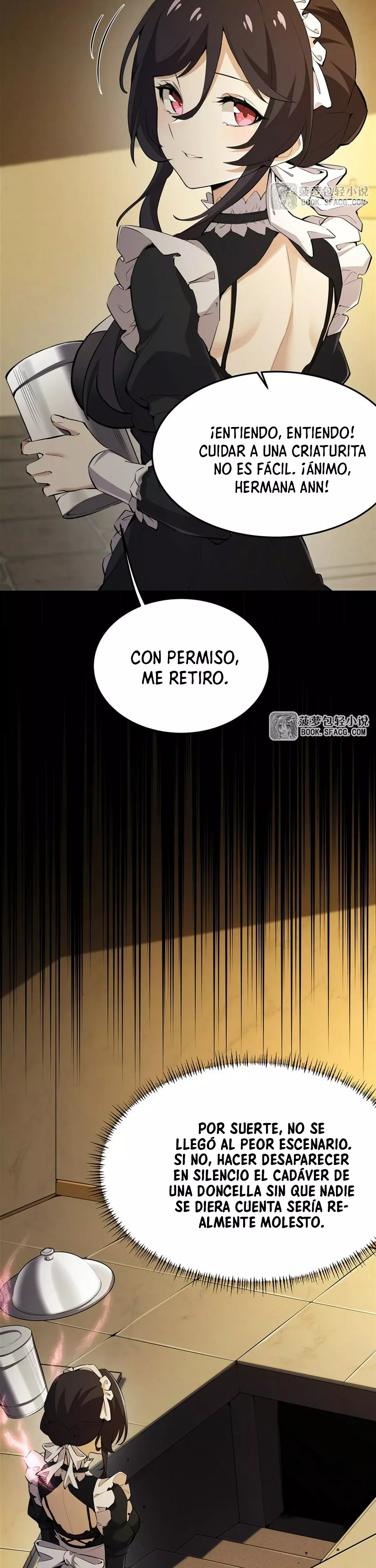 El villano rubio de la novela de la protagonista femenina quiere ser feliz capítulo 24 página 12