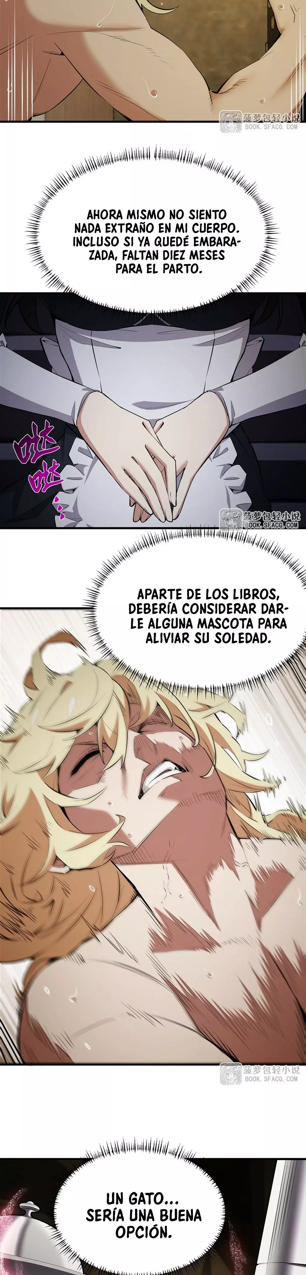 El villano rubio de la novela de la protagonista femenina quiere ser feliz capítulo 24 página 14