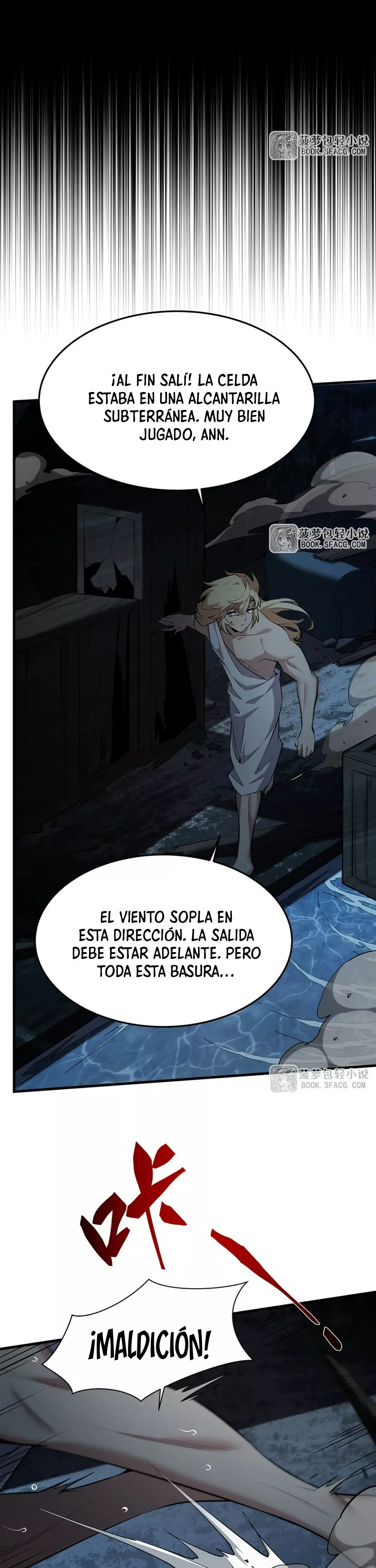 El villano rubio de la novela de la protagonista femenina quiere ser feliz capítulo 24 página 17