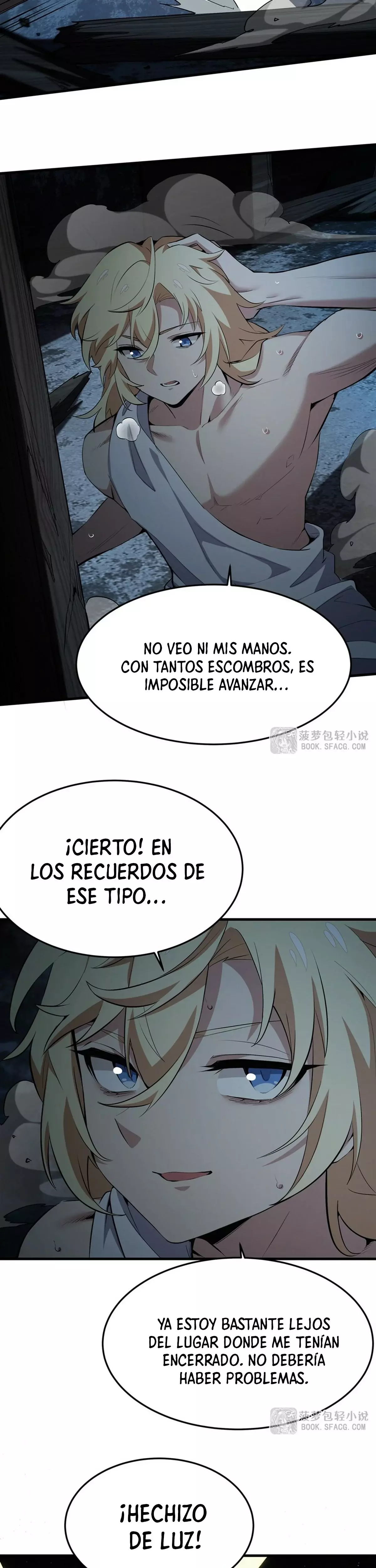 El villano rubio de la novela de la protagonista femenina quiere ser feliz capítulo 24 página 18