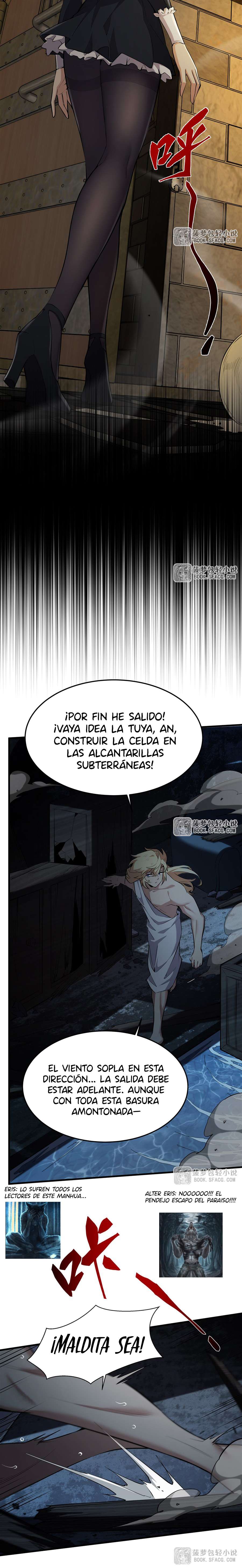 El villano rubio de la novela de la protagonista femenina quiere ser feliz capítulo 24 página 10