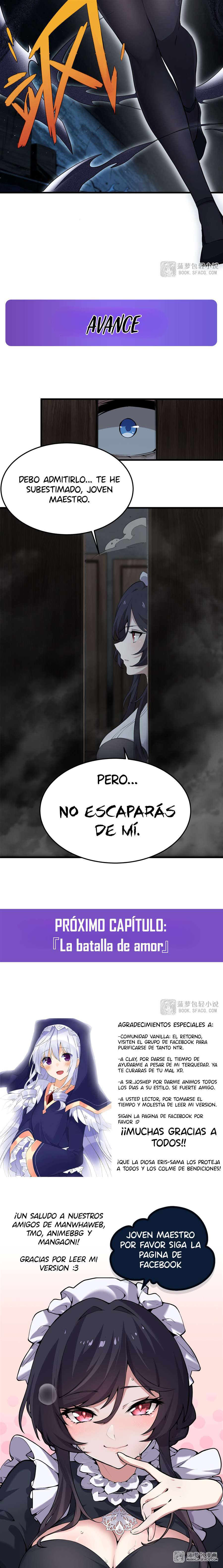 El villano rubio de la novela de la protagonista femenina quiere ser feliz capítulo 24 página 13