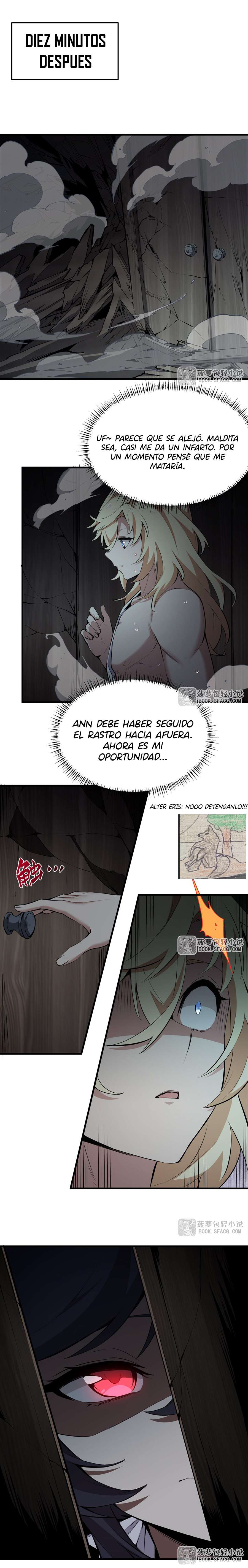 El villano rubio de la novela de la protagonista femenina quiere ser feliz capítulo 25 página 8