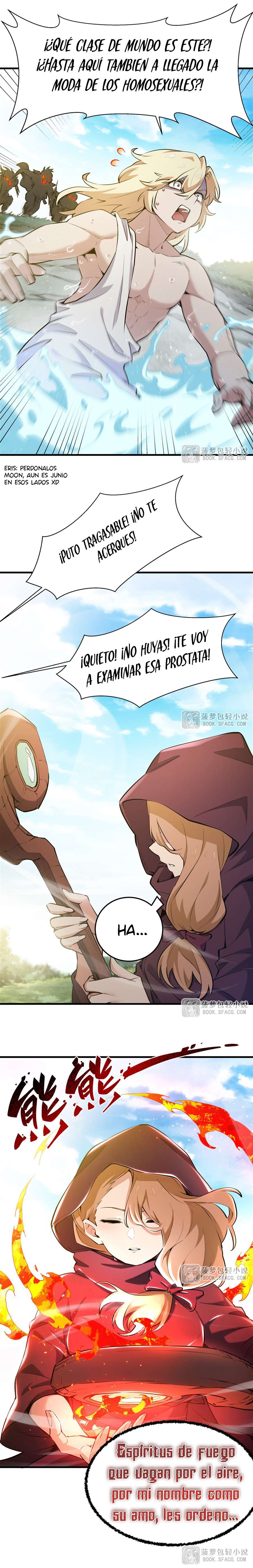 El villano rubio de la novela de la protagonista femenina quiere ser feliz capítulo 26 página 9