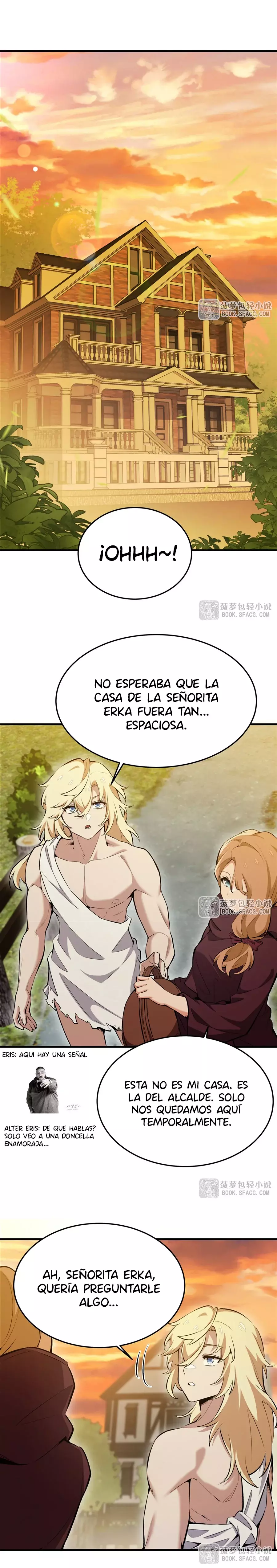 El villano rubio de la novela de la protagonista femenina quiere ser feliz capítulo 27 página 4