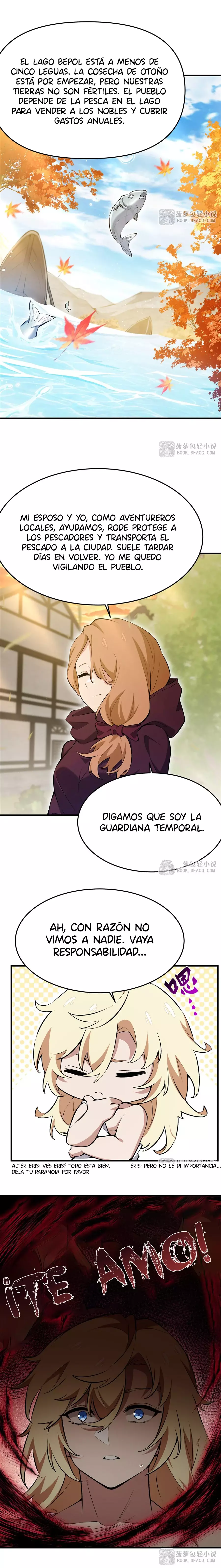 El villano rubio de la novela de la protagonista femenina quiere ser feliz capítulo 27 página 6