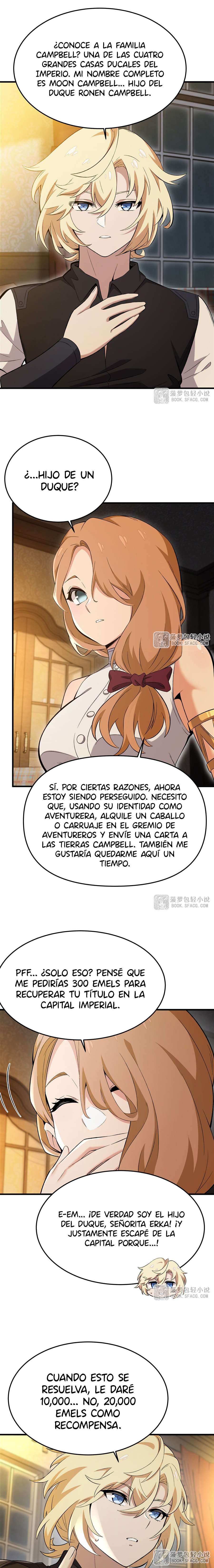 El villano rubio de la novela de la protagonista femenina quiere ser feliz capítulo 27 página 10