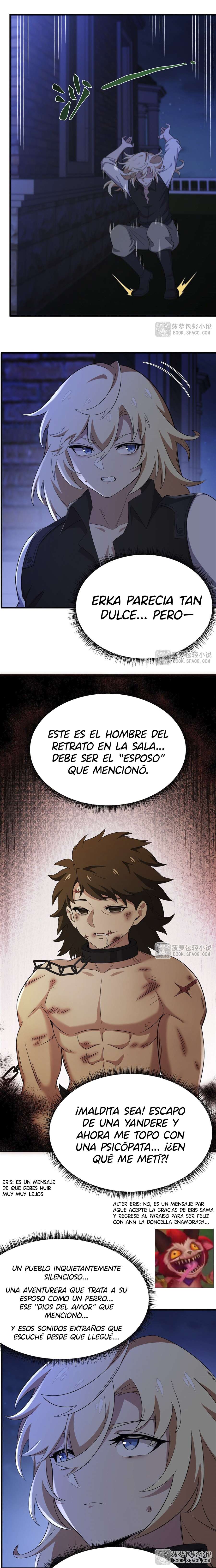 El villano rubio de la novela de la protagonista femenina quiere ser feliz capítulo 28 página 9