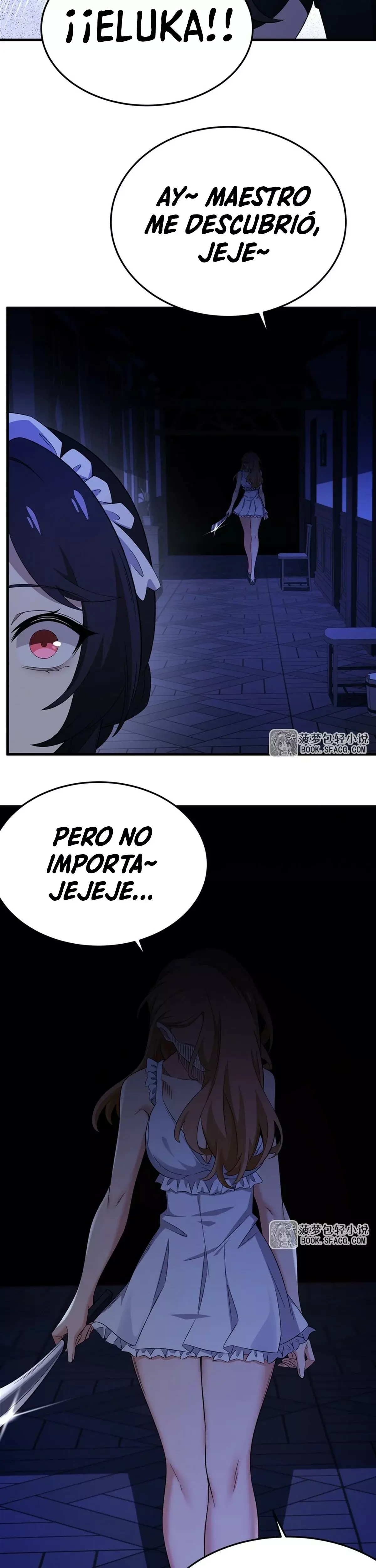 El villano rubio de la novela de la protagonista femenina quiere ser feliz capítulo 29 página 23