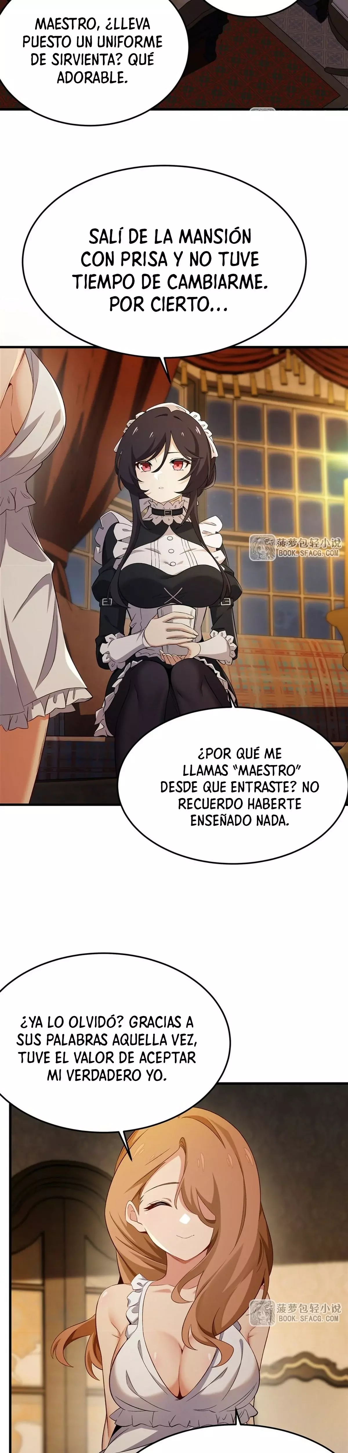 El villano rubio de la novela de la protagonista femenina quiere ser feliz capítulo 29 página 3