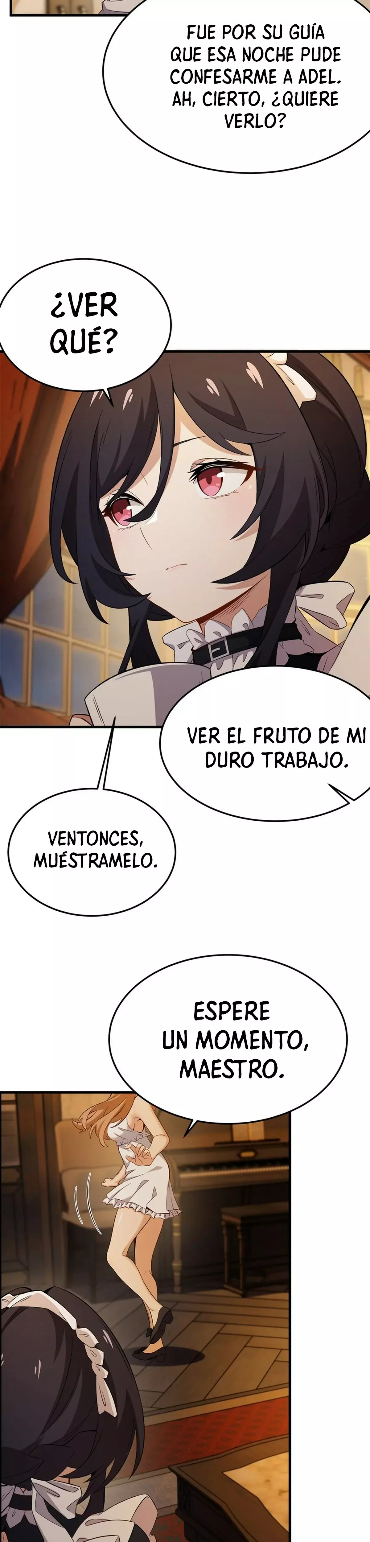 El villano rubio de la novela de la protagonista femenina quiere ser feliz capítulo 29 página 4