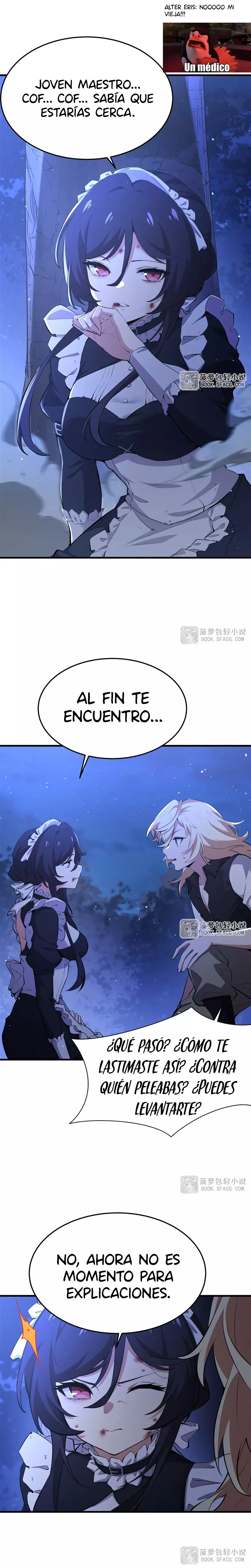 El villano rubio de la novela de la protagonista femenina quiere ser feliz capítulo 30 página 11