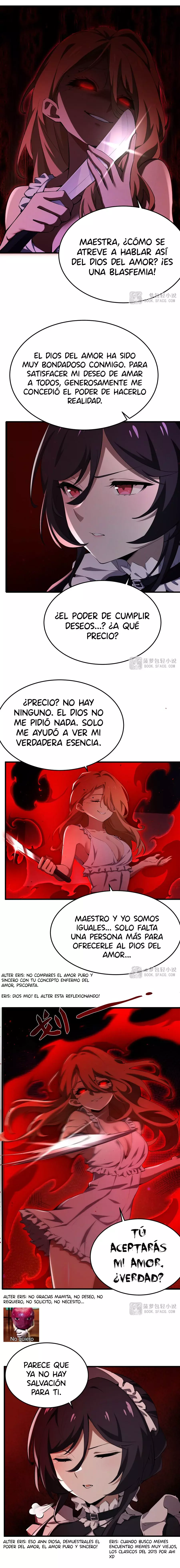 El villano rubio de la novela de la protagonista femenina quiere ser feliz capítulo 30 página 2