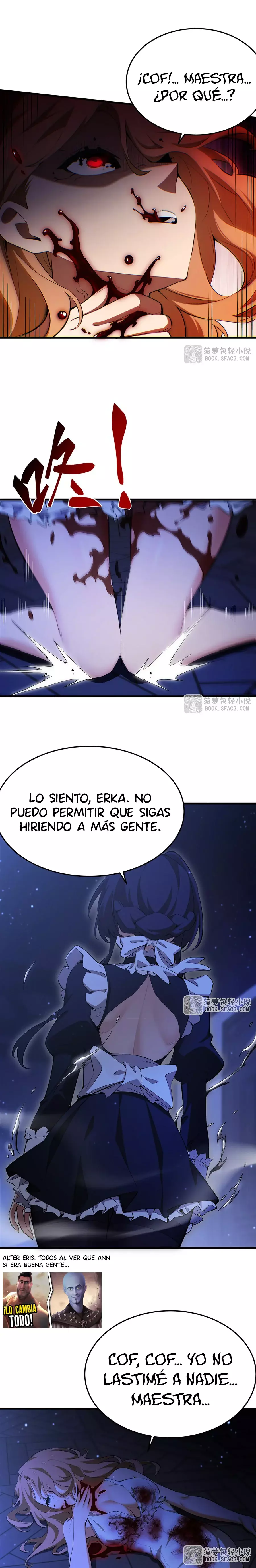 El villano rubio de la novela de la protagonista femenina quiere ser feliz capítulo 30 página 4