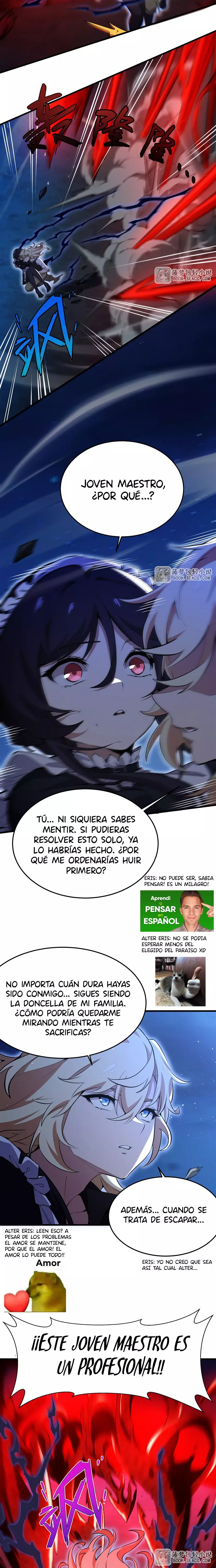 El villano rubio de la novela de la protagonista femenina quiere ser feliz capítulo 31 página 6