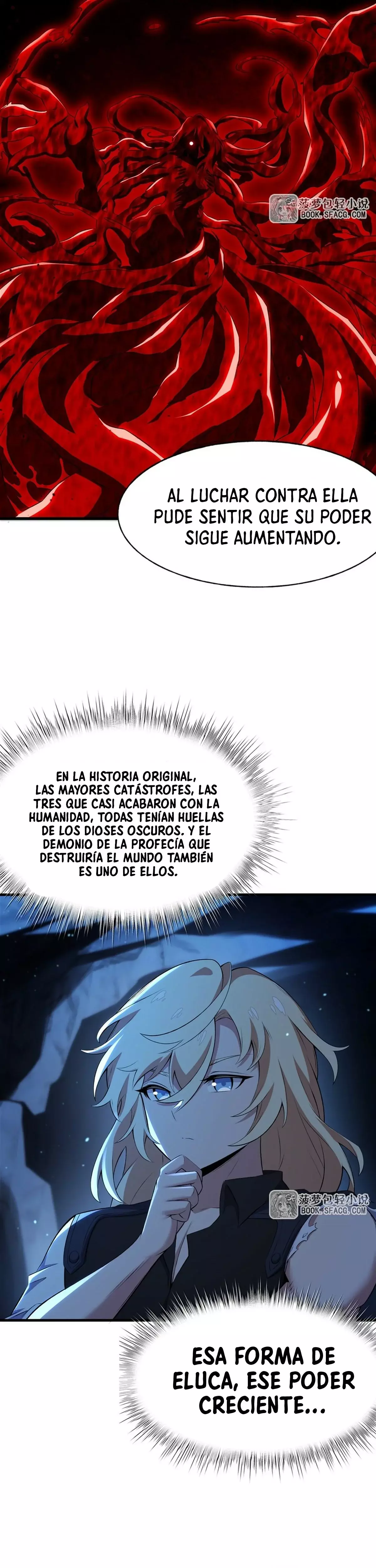 El villano rubio de la novela de la protagonista femenina quiere ser feliz capítulo 32 página 13