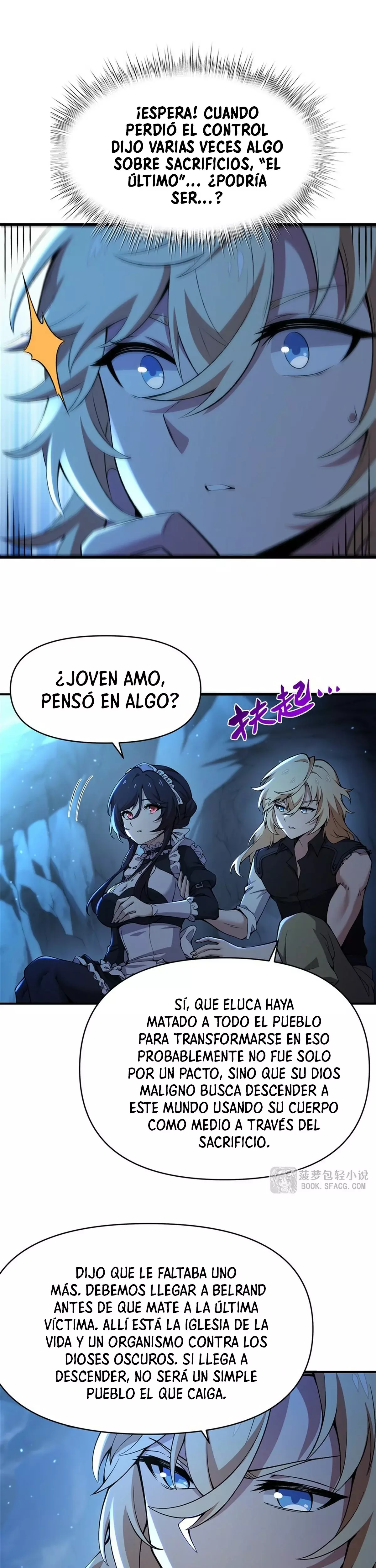 El villano rubio de la novela de la protagonista femenina quiere ser feliz capítulo 32 página 14