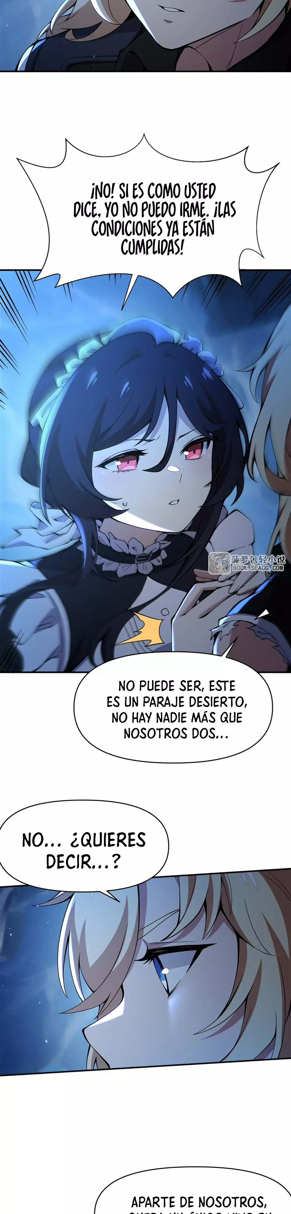 El villano rubio de la novela de la protagonista femenina quiere ser feliz capítulo 32 página 15