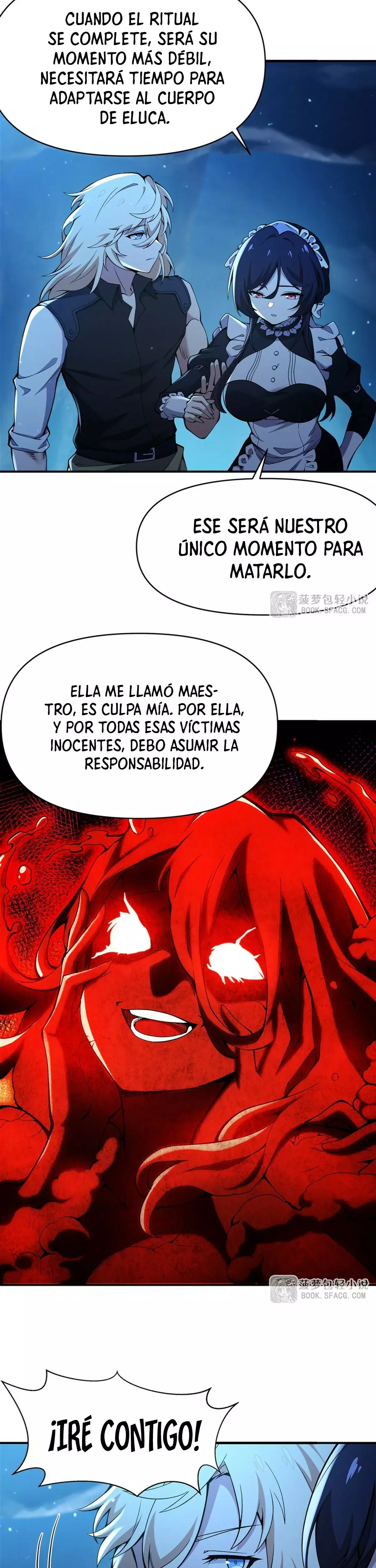 El villano rubio de la novela de la protagonista femenina quiere ser feliz capítulo 32 página 17