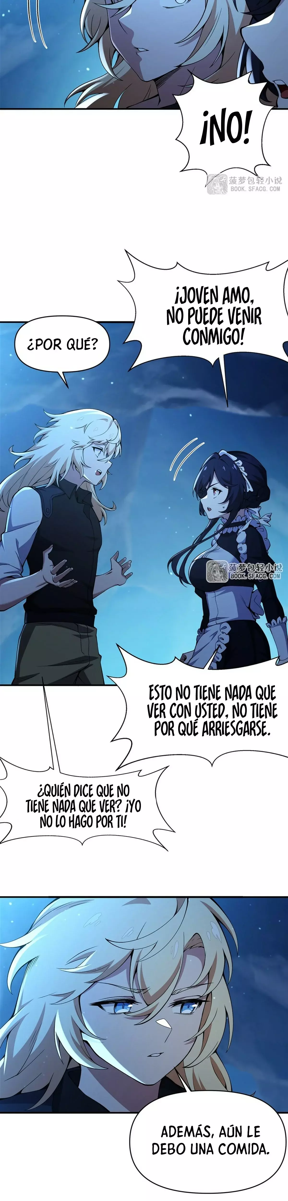 El villano rubio de la novela de la protagonista femenina quiere ser feliz capítulo 32 página 18