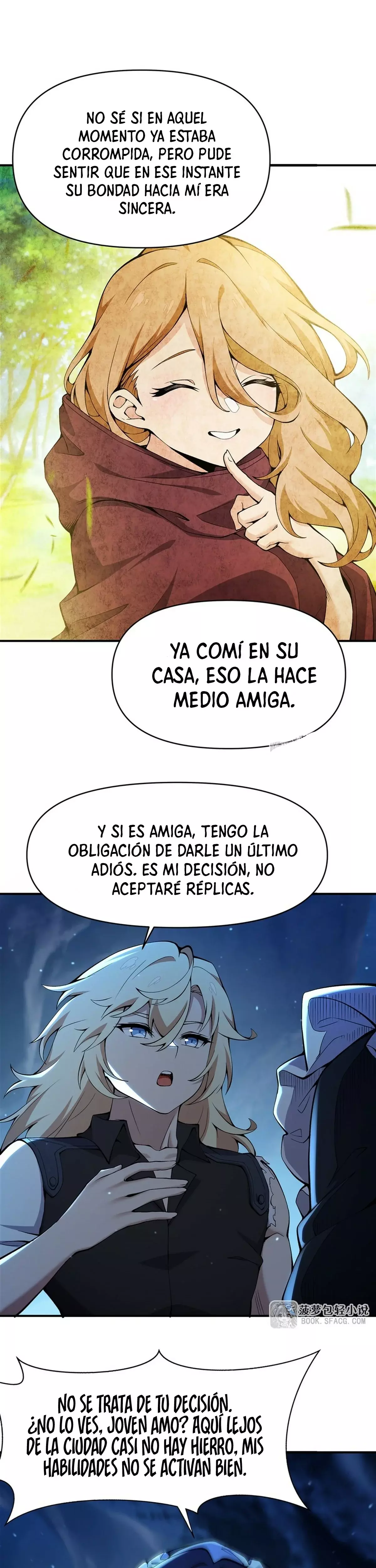 El villano rubio de la novela de la protagonista femenina quiere ser feliz capítulo 32 página 19