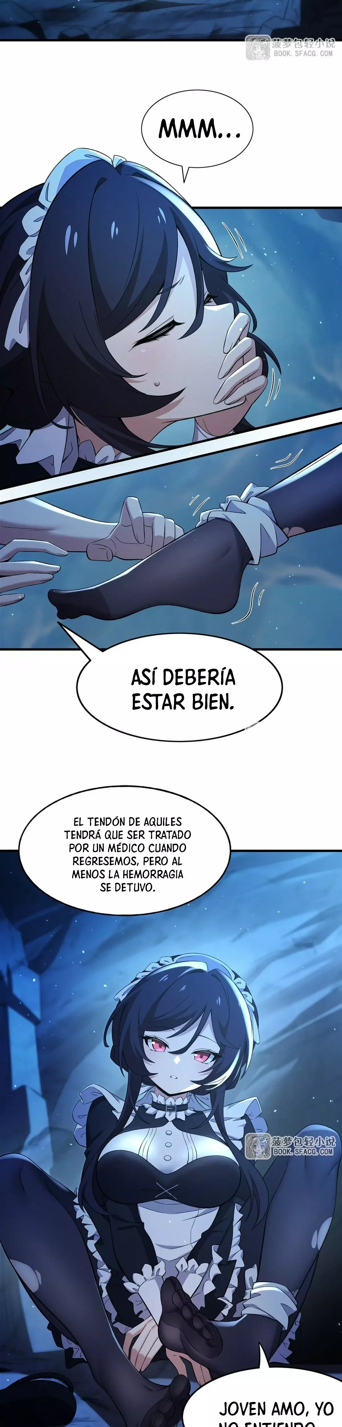 El villano rubio de la novela de la protagonista femenina quiere ser feliz capítulo 32 página 3