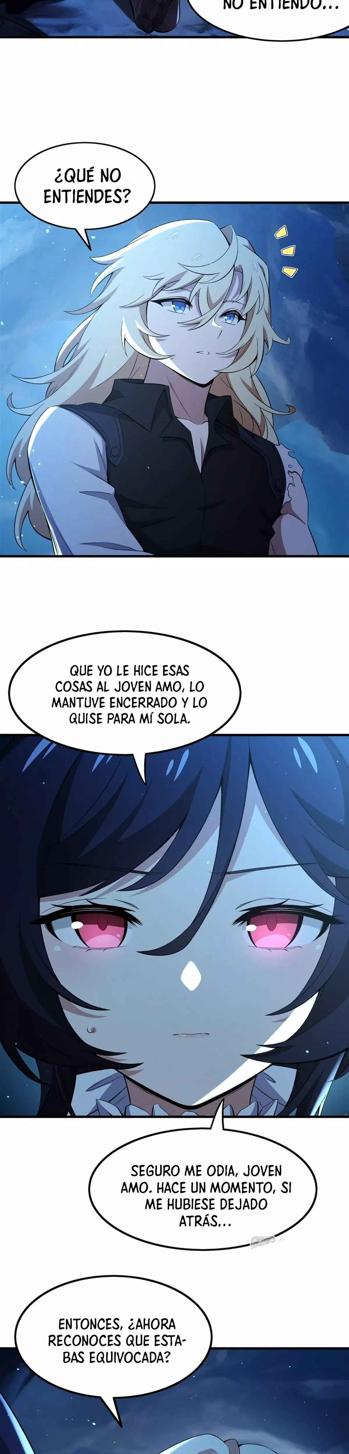 El villano rubio de la novela de la protagonista femenina quiere ser feliz capítulo 32 página 4