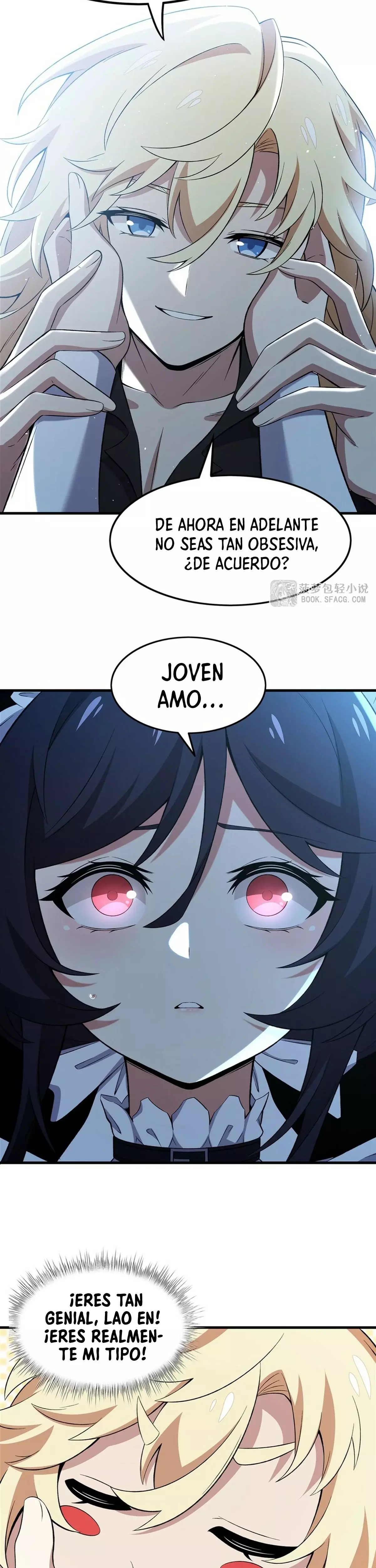 El villano rubio de la novela de la protagonista femenina quiere ser feliz capítulo 32 página 7
