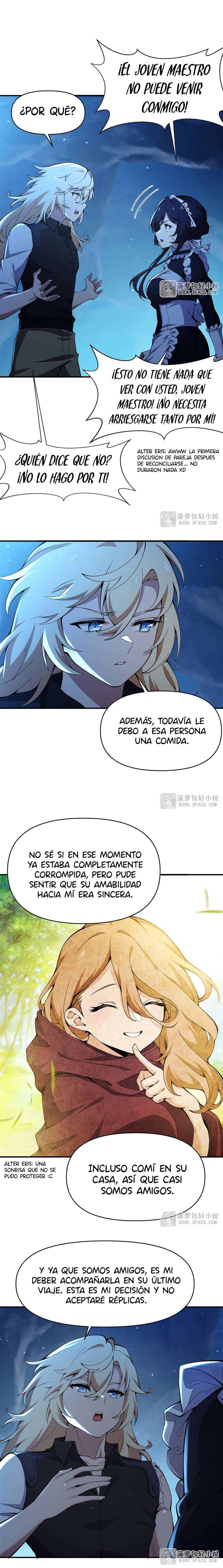 El villano rubio de la novela de la protagonista femenina quiere ser feliz capítulo 32 página 10