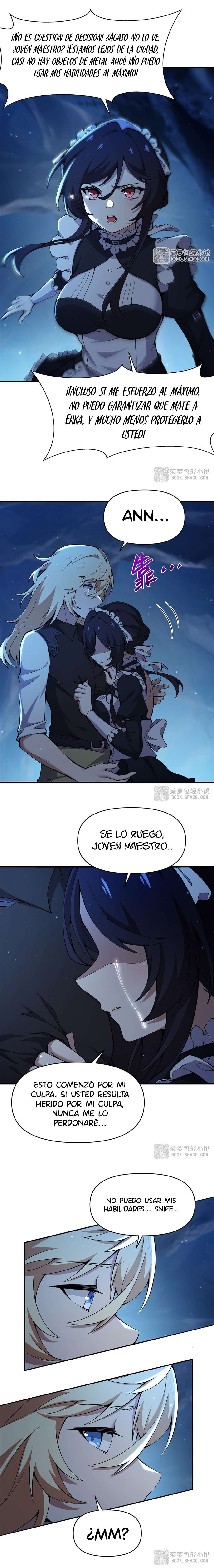El villano rubio de la novela de la protagonista femenina quiere ser feliz capítulo 32 página 11