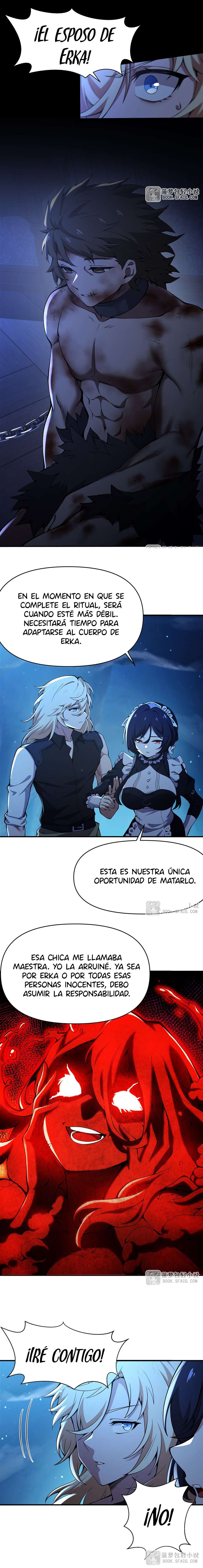 El villano rubio de la novela de la protagonista femenina quiere ser feliz capítulo 32 página 9