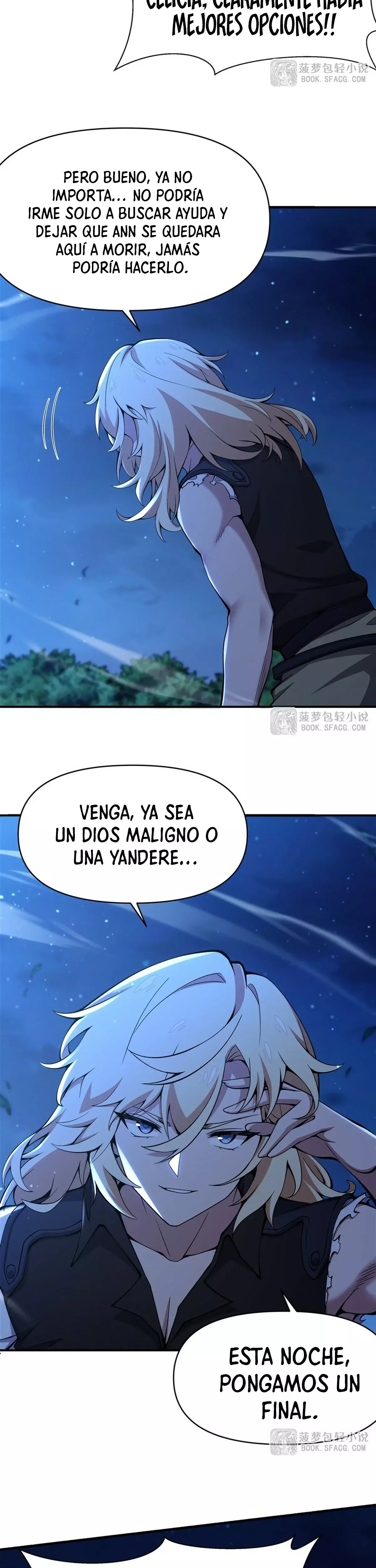 El villano rubio de la novela de la protagonista femenina quiere ser feliz capítulo 33 página 5