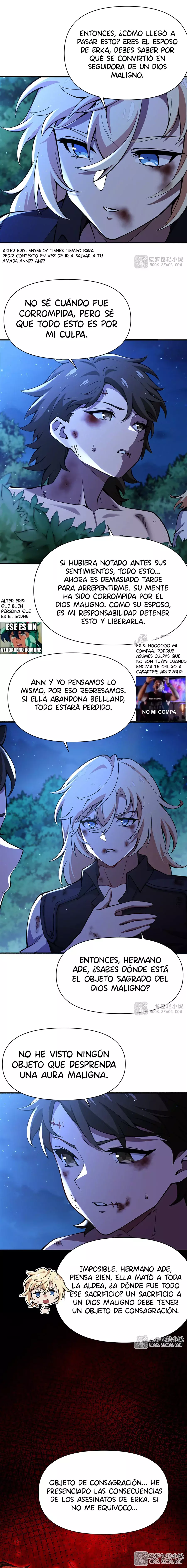 El villano rubio de la novela de la protagonista femenina quiere ser feliz capítulo 34 página 12