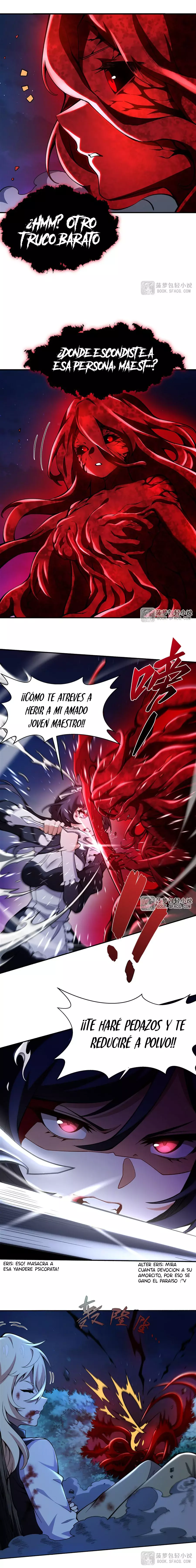 El villano rubio de la novela de la protagonista femenina quiere ser feliz capítulo 34 página 9