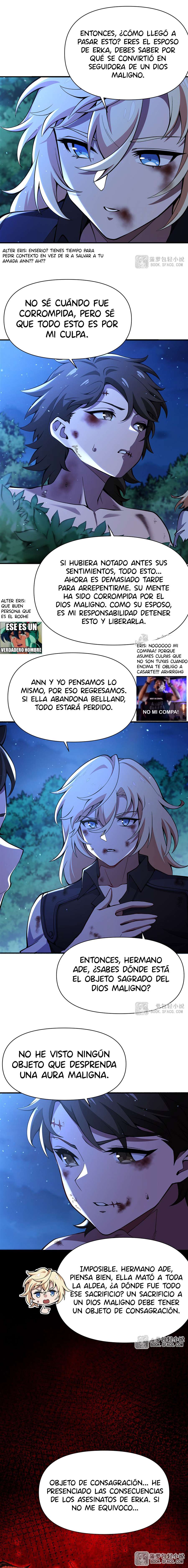 El villano rubio de la novela de la protagonista femenina quiere ser feliz capítulo 34 página 12