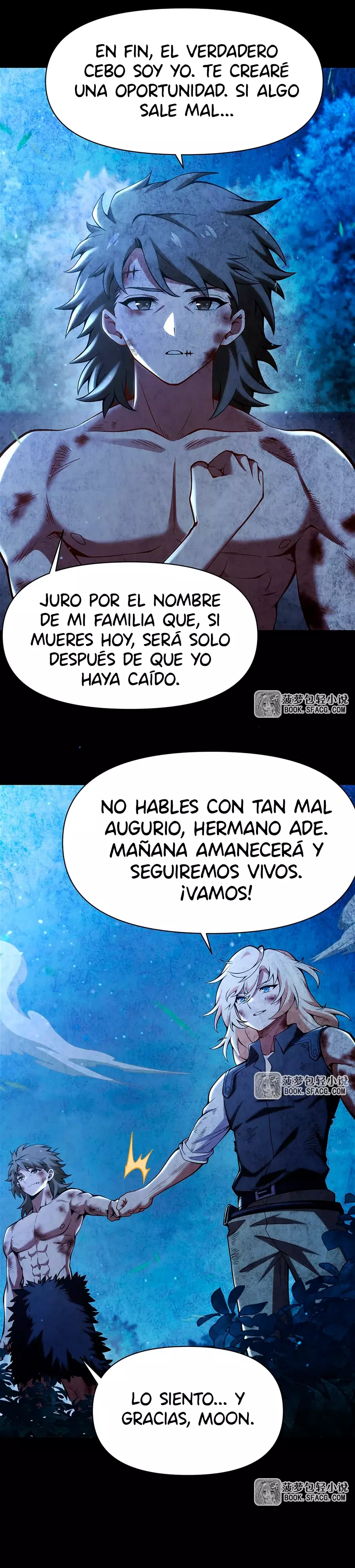El villano rubio de la novela de la protagonista femenina quiere ser feliz capítulo 35 página 8