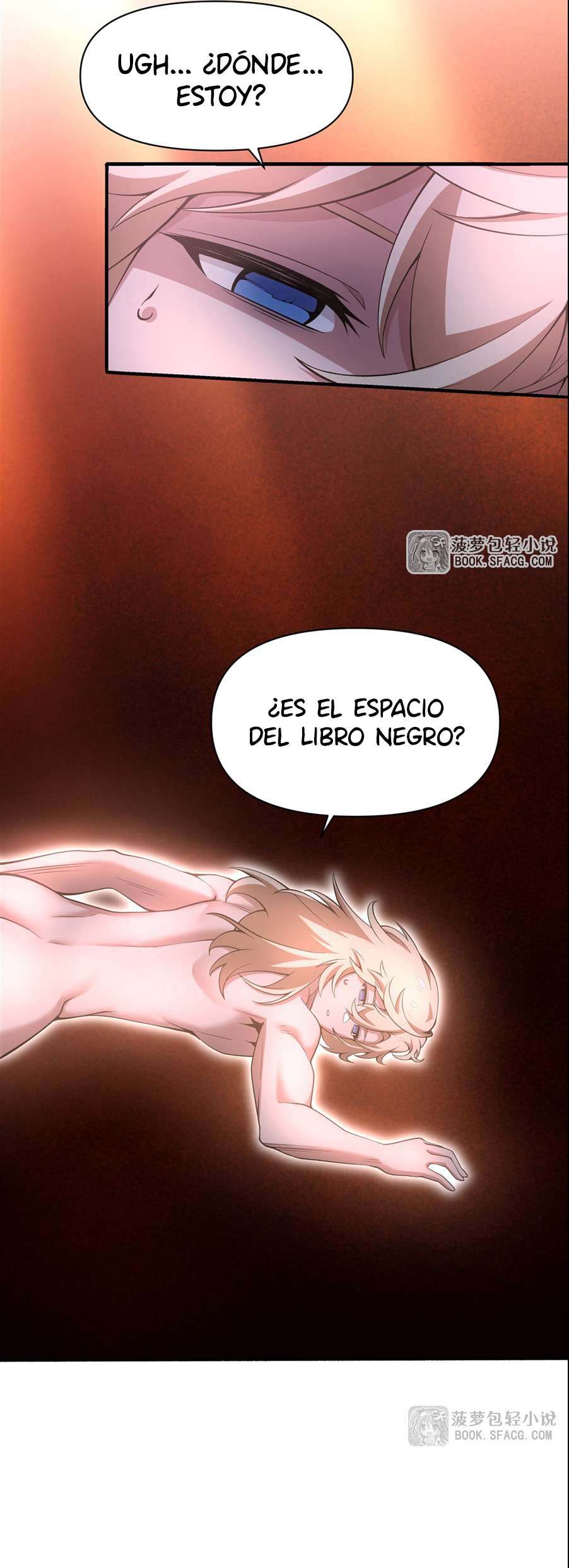El villano rubio de la novela de la protagonista femenina quiere ser feliz capítulo 35 página 38
