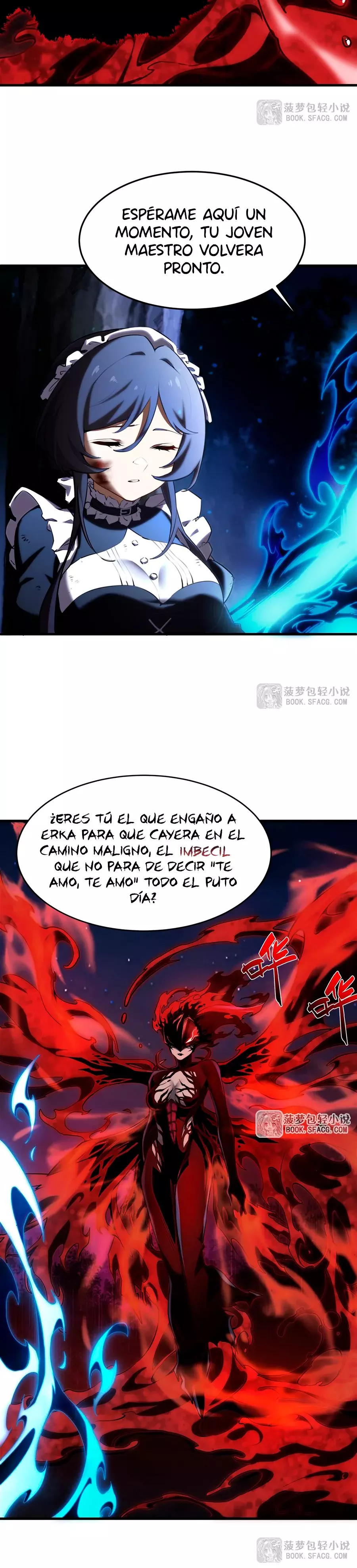 El villano rubio de la novela de la protagonista femenina quiere ser feliz capítulo 36 página 15
