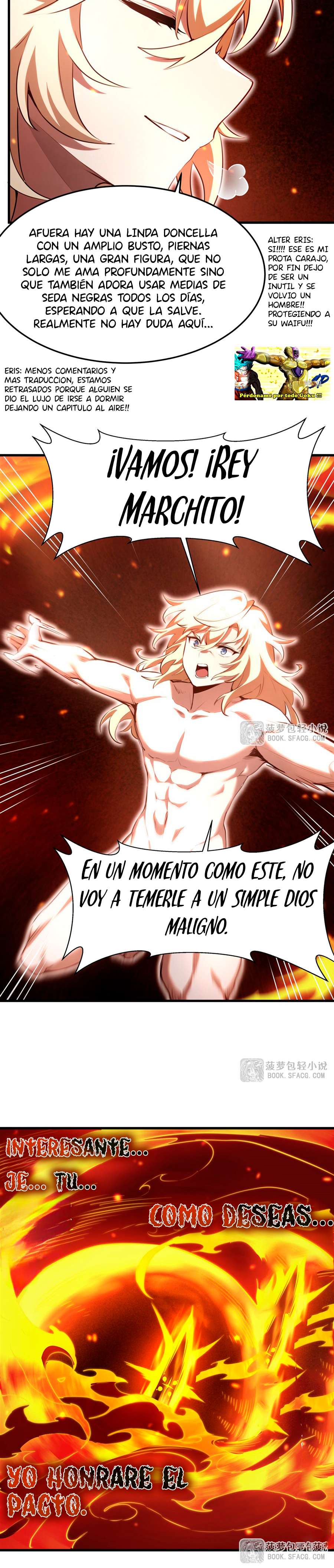 El villano rubio de la novela de la protagonista femenina quiere ser feliz capítulo 36 página 9