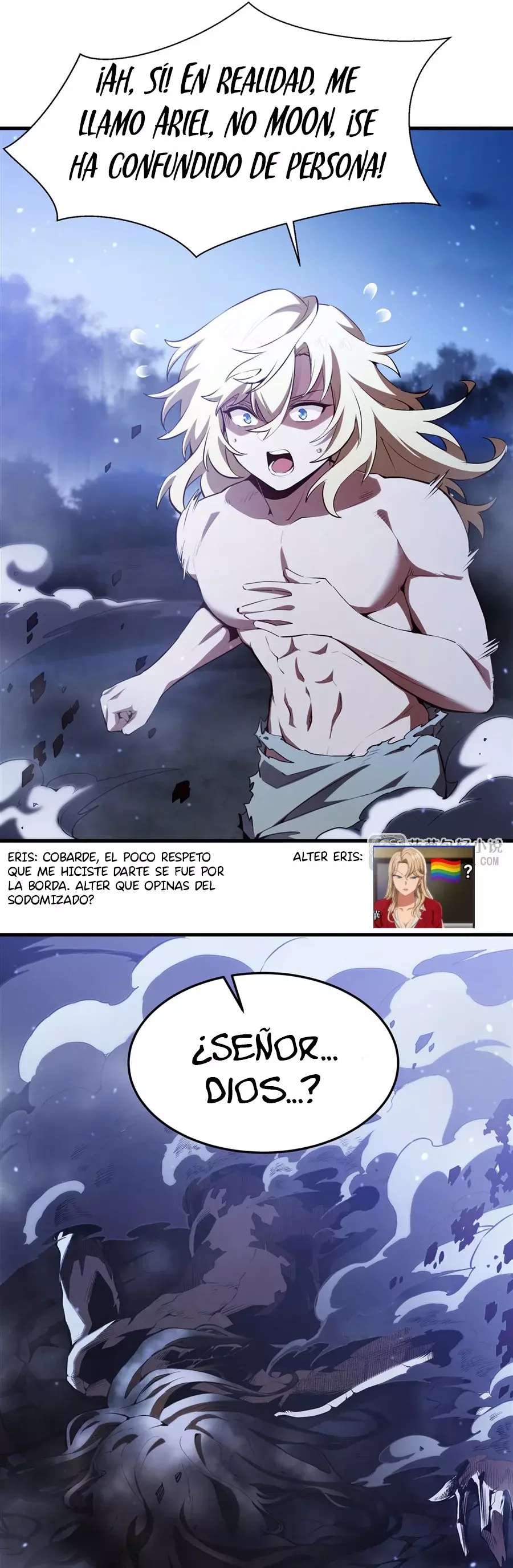 El villano rubio de la novela de la protagonista femenina quiere ser feliz capítulo 37 página 10