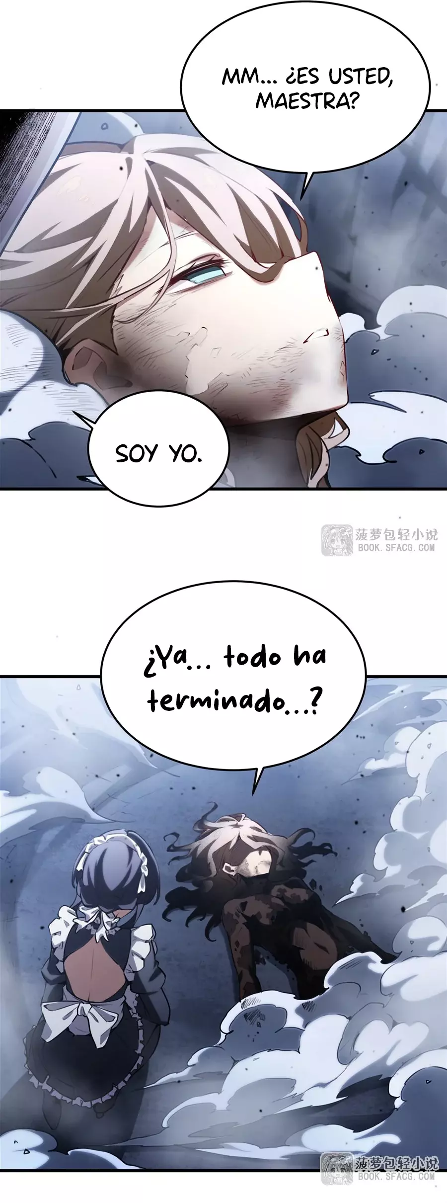 El villano rubio de la novela de la protagonista femenina quiere ser feliz capítulo 37 página 19
