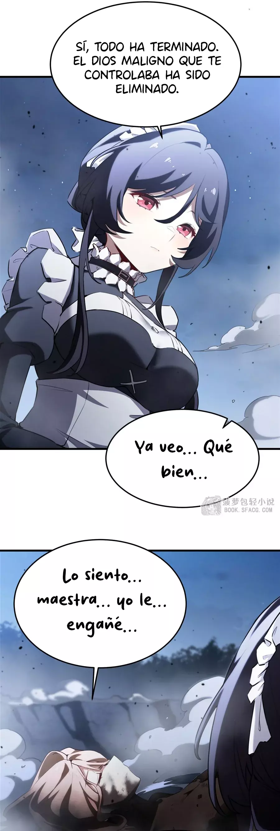 El villano rubio de la novela de la protagonista femenina quiere ser feliz capítulo 37 página 20