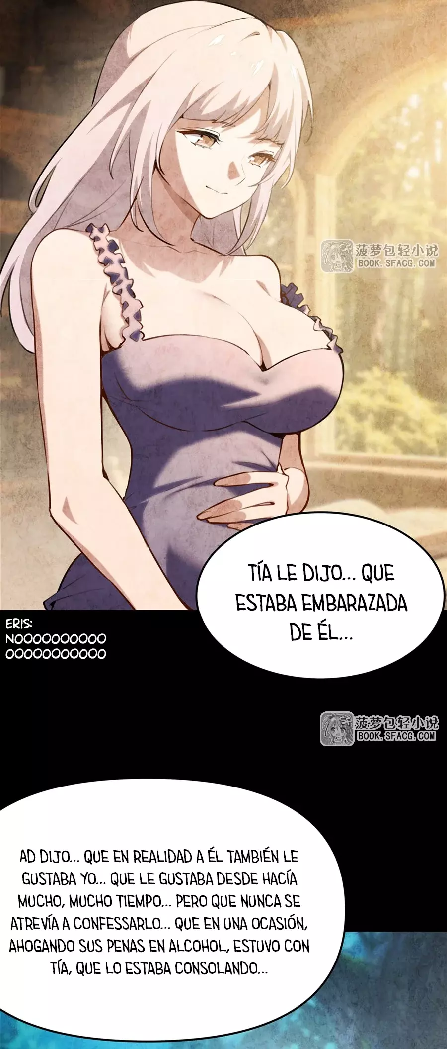El villano rubio de la novela de la protagonista femenina quiere ser feliz capítulo 37 página 25